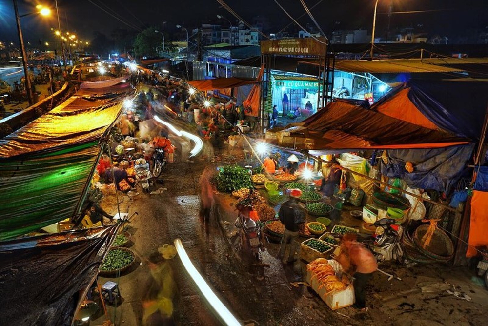 Chợ Long Biên mang đậm nét văn hóa đặc trưng của Hà Nội